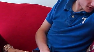 AGEDLOVE - Mature slut Christina fucking hung boy on the couch