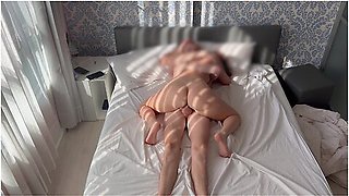 Passionate Sex Of A Real Couple In The Morning, Horny Big Ass