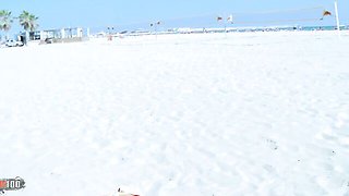 Beach xxx with endearing Terry Kemaco and Tamara Dix from MMM100