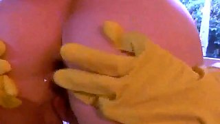 German Amateur MILF Loves Anal Creampie Gangbang