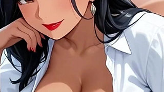 Mexican MILF Boss Fucked by Office Assistant - Uncensored Hentai