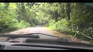 Bruxo Fire Bangs Latina in Forest Milk Bath - Outdoor Doggy Style & Blowjob