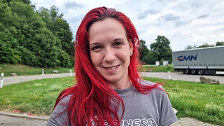 Courage in the parking lot... And I just couldn't resist