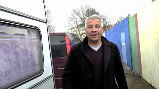 Blonde Babe Double Penetrated in Rv Fuck Fest