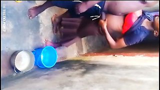 Neighborhood Girl Zenex Fucked Hard in Unfinished House Corner - Doggy Style & Missionary Sex