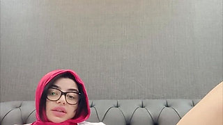 Hijab Masturbation with Big Ass