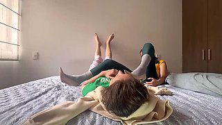 Lesbian Wrestling Compilation - Latina Amateurs with Big Asses in HD