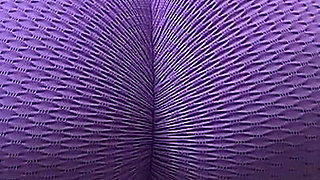 Do Hot Yoga Session with Squats and Masturbation