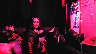 Rubber Slave Pussylingus Eva Latex Femdom Boots Fetish BDSM Kink Big Ass Milf