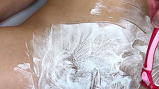 Check Out My Shaving Ritual for My Hairy Pussy!