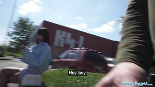 Outdoors action with desirable Athenea Rose from Public Agent