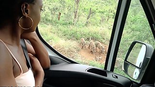 Horny Ebony Girlfriend Deep Throats Cock