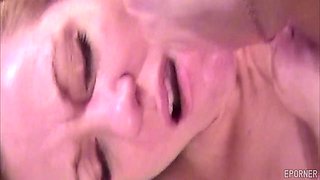 Blond maid with Massive knockers retro sex