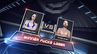 Vanessa Vega Vs Oliver Davis Mixed Wrestling