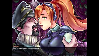 Aliens, in the bathroom, squirting orgasm