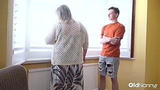 Busty mature olga cabaeva shares young passionate doggy