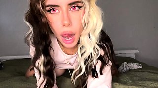 Sexy teen ebony solo toy masturbation