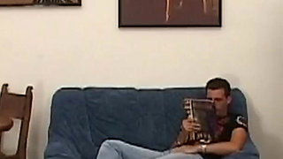 Amateur MILF Fucked and Cumshot on Pussy by Teen with Big Cock