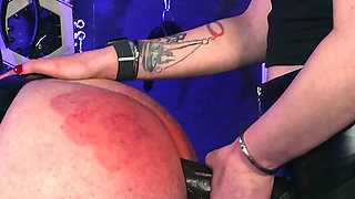 Punishment & Strapon Domination - Chastity Slave Gets Taken Hard