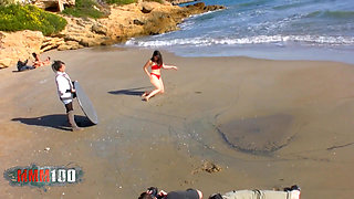 Sexy Video: Jessica Bitch Beach Shoot