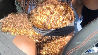 Sucking a Big Dick While Fucking and Driving at 100km/h