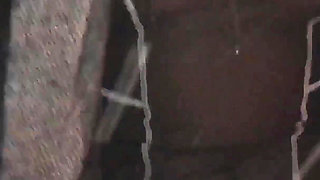 Winter Flash Fun in a Sheer Dress