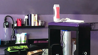 Domme Waxes Guy's Legs on First Date
