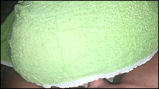 Stepmom in Bright Flip-flops in Bed with Her Stepson