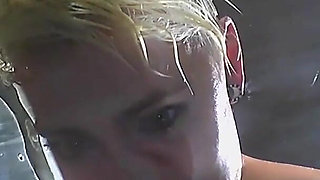 Tattooed Slut Gulps Piss and Cocks in Extreme Ggg Bukkake