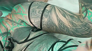 Tattoo Sluts Gaping Anal Holes in Rough Foursome - ATM & POV
