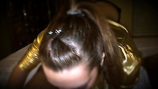 Stoyca in a gold suite part 1