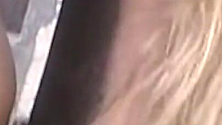 Horny Sheriff Licks and Fingers Hot Brunette in Car