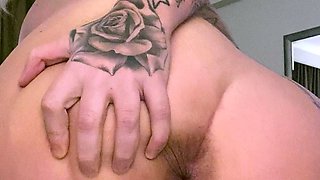 Close up blonde fucked and fingered in her pussy