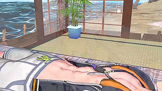 Zenless Zone Zero - Vivian's Secret Beach Sex with Wise Seductive Moans - 3D NSFW Animation