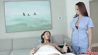 MeanMassage - Uber-cute Lexi Luna Binds and Destroys Glad Completing
