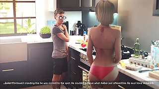 Awam MILF Cuckold Amber - Let Me Teach You How to Fuck - Amber Trains Dylan in the Kitchen (moaning Audio)