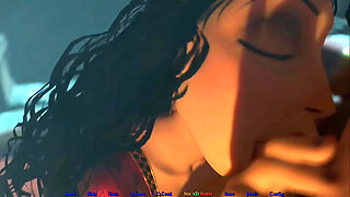 Long Curly Hair Anal