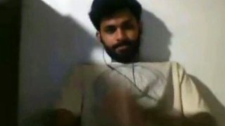 Big-Cock Indian Guy Jerks Off on Webcam