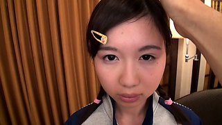 Wet Japanese blowjob and good hardcore sex