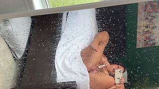 The First Time I've Ever Squirted Using the Toy on My Breasts!!!