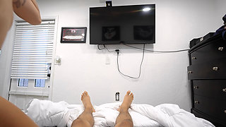 Hot Day at the Beach with Stepsis