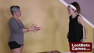 Strip Torange wit keeps the mood light and funny by LostBetsGames: Big Tits, Babe  Brunette Porn