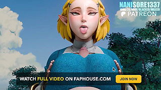 Princess Zelda Ahegao Titjob POV Rule34