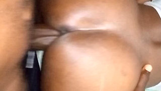 10inc Huge Black Cock Stretching Ebony Tight Pussy While She Scream