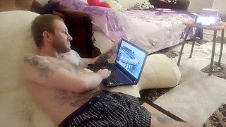 I play on the computer I get jerked off and sucked