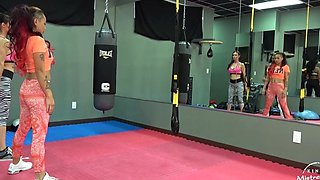 Gaping lesbian babe asses toyed