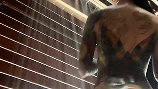 Sweet brunette solo masturbation in a car