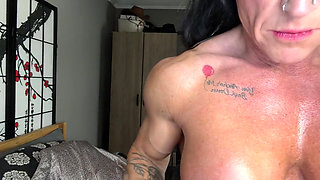 Muscle Worship Povyour Private Session with Kandy