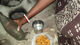 Bhabhi ke sath Daru Piya night mein