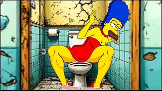 Glory hole, married woman, homer simpson